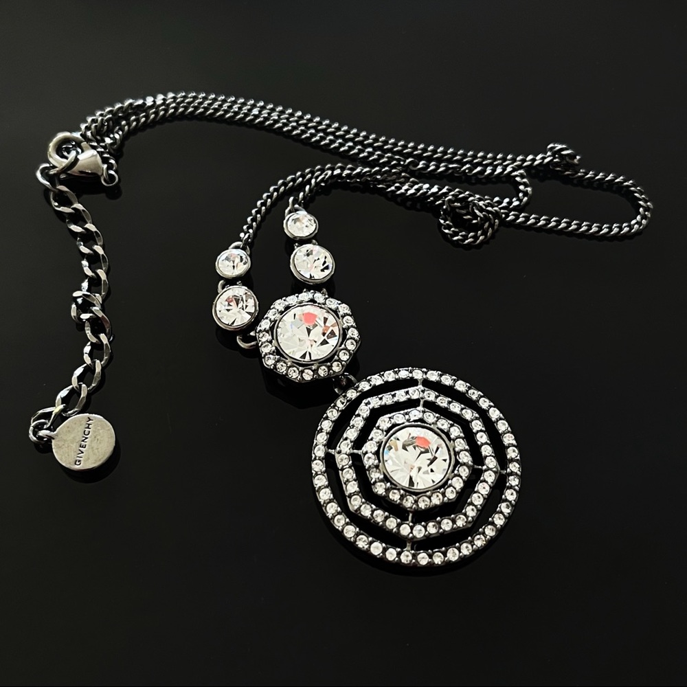 ✨Rare Signed VTG Givenchy Rhinestones Necklace
